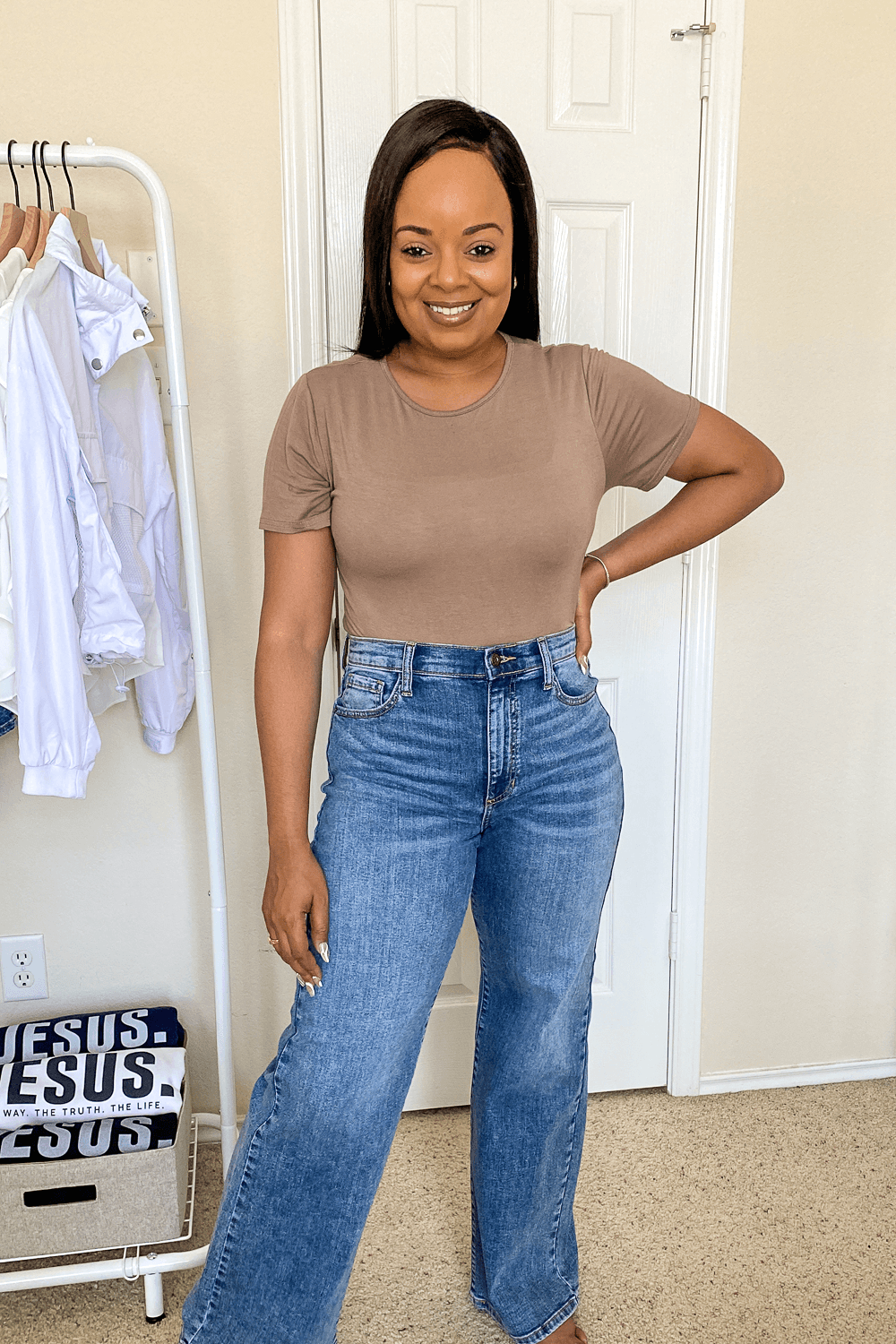 Comfort Zone | Wide Leg Denim Jeans - THE SALT SOCIETY